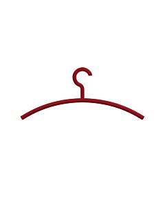 Hewi coat hanger 570.3B33 rotating hook, matt, rubinrot