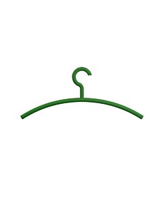 Hewi clothes hanger 570.1B72 fixed hook, matt, may green