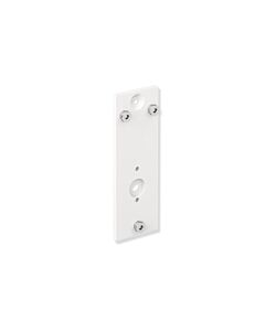Hewi System 900 Montageplatte 900.50.00160DX für mobile Stützklappgriffe, Edelstahl pulverbeschichtet weiß tiefmatt