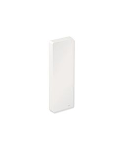 Hewi Couvercle système 900 900.50.00260AS acier inoxydable peint par poudrage blanc deep matt, polyamide blanc matt, pour plaques de montage