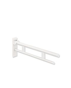 Hewi Bras de support système 900 900.50.16160DX saillie 850 mm, acier inoxydable thermolaqué blanc deep matt