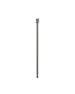 Hewi Support de sol système 900 900.50.02060SC longueur verticale 645, pour hauteur de montage 760 mm, acier inoxydable peint par poudrage gris foncé, perle mica profond mat