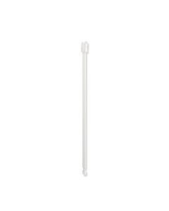 Hewi Support de sol système 900 900.50.02060DX longueur verticale 645, pour hauteur de blanc 760 mm, acier inoxydable thermolaqué blanc profond mat