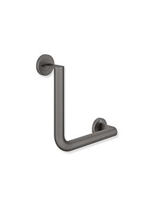 Hewi système 900 900.22.10060SC revêtement par poudre, gris foncé mat profond, 255 x 255 mm, version droite