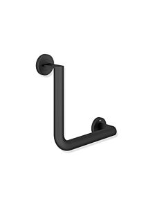 Hewi System 900 angled handle 900.22.10060DC powder-coated, black deep matt, 255 x 255 mm, right-hand version
