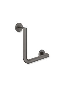 Hewi système 900 900.22.13060SC acier inoxydable peint par poudrage gris foncé perle mica profond mat, 255 x 255 mm, version droite