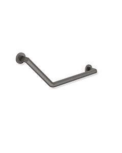 Hewi System 900 angled handle 900.22.30060SC Right version, powder-coated stainless steel, dark gray, matt pearl mica