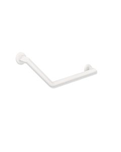 Hewi System 900 angled handle 900.22.30060DX Right version, stainless steel powder-coated, white deep matt