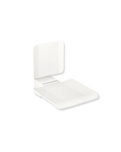 Hewi Siège suspendu système 900 900.51.20360AS 450 x 650 mm, acier inoxydable blanc mat, polyamide mat blanc