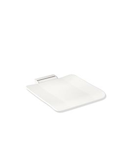 Hewi System 900 Klappsitz 900.51.20260AS 450 x 112 x 525 mm, Edelstahl pulverbeschichtet weiß matt, matt weißer Kunststoff