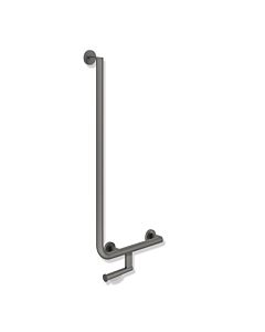 Hewi système 900 900.22.11160SC 900 x 400 mm, acier inoxydable peint par poudrage gris foncé perle mica profond mat, droite