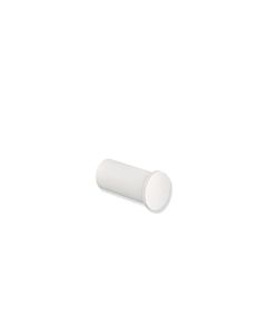 Hewi System 162 crochet simple 162.90.01060DX 35 mm de long, d = 18 mm, revêtement par poudre, blanc mat profond