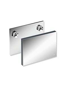 Hewi System 900 mounting plate 900.51.0034092 Plate made of chrome-plated stainless steel, Rahmen anthracite, with cover