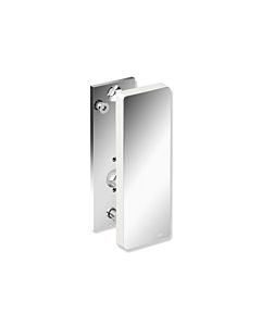 Hewi System 900 Montageplatte 900.50.0034098 für mobile Stützklappgriffe, Edelstahl verchromt, Polyamid hochglänzend signalweiß, mit Abdeckung