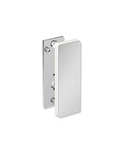 Hewi Plaque de montage système 900 900.50.003XA98 pour bras porteurs mobiles, acier inoxydable satiné, polyamide blanc brillant, avec couvercle