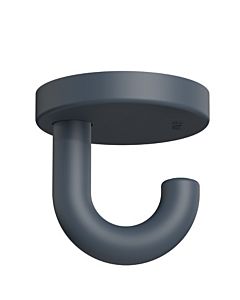 Hewi 477 underhead hook 477.90B01592 50 mm, matt, anthracite grey