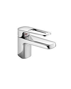Hewi AQ basin mixer AQ1.12M10340 cubic, projection 187mm, chrome-plated