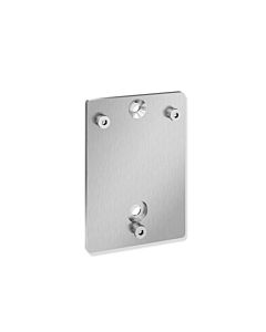 Hewi System 800 K wall plate 950.50.014XA 130x181x8mm, satin stainless steel