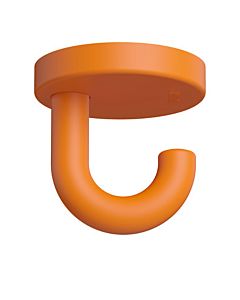 Hewi 477 underhead hook 477.90B01524 50mm matte orange