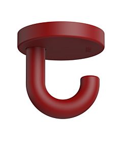 Hewi 477 underhead hook 477.90B01533 50mm matte rubinrot