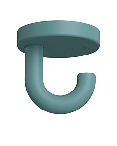 Hewi 477 Underhead Hook 477.90B01555 50mm Matte Aqua Blue