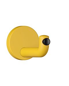 Hewi 477 Wandhaken 477.90B03518 105mm, Türpuffer schwarz, matt, senfgelb