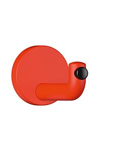 Hewi 477 Wandhaken 477.90B03536 105mm, Türpuffer schwarz, matt, koralle