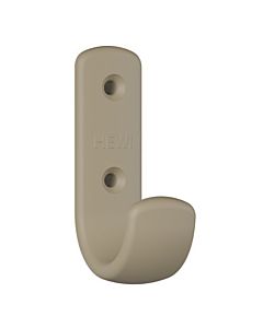 Hewi 477 coat hook 477.90B06086 72x22x47mm, matt, sand