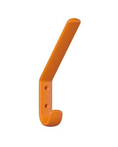 Hewi 477 coat hook 477.90B07124 163x22x108mm, with spacer 123mm, matt, orange