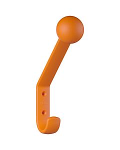 Hewi 477 coat hook 477.90B08124 172x22x116mm, with spacer 131mm, matt, orange