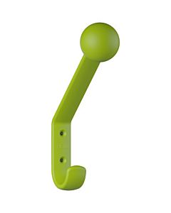 Hewi 477 coat hook 477.90B08174 172x22x116mm, with spacer 131mm, matt, apple green