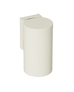 Hewi 477 waste bin 477.05B10099 330x210mm, with hinged lid, adhesive label, matt, pure white