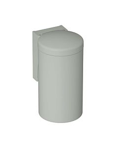 Hewi 477 waste bin 477.05B30095 340x210mm, with hinged lid, knee operation, matt, rock grey