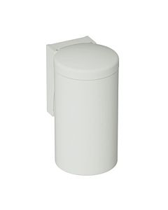 Hewi 477 waste bin 477.05B30097 340x210mm, with hinged lid, knee operation, matt, light grey