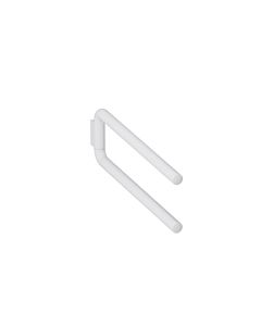 Hewi 477 towel holder 477.09B10098 445x160mm, 2-piece, matt, signal white