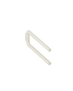 Hewi 477 towel rail 477.09B10099 445x160mm, 2-piece, matt, pure white