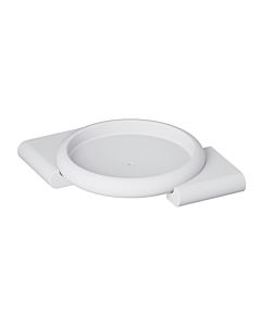 Hewi 477 étagère d&#39;angle 477.32B10098 205x205x37mm, mat, blanc signal