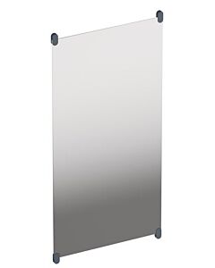Hewi S 801 Wandspiegel 801.01B30092 600x1200x6mm, mit Haltern, matt, anthrazitgrau