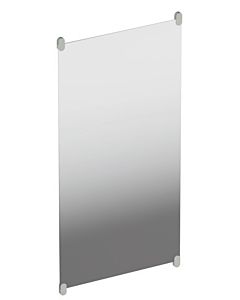 Hewi S 801 wall mirror 801.01B30095 600x1200x6mm, with brackets, matt, rock grey
