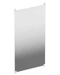 Hewi S 801 wall mirror 801.01B30099 600x1200x6mm, with brackets, matt, pure white