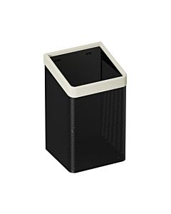 Hewi 477 paper towel basket 477.05.2001192 perforated plate black, anthracite gray, for 60 l bags