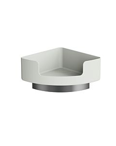 Hewi 802 LifeSystem corner shelf 802.03B22097 side length 210mm, with wall bracket, matt, light grey
