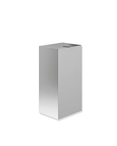 Hewi System 900 paper waste bin 900.05.002XA satin stainless steel, 25 l, with lid