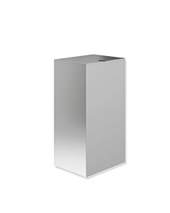 Hewi System 900 paper waste bin 900.05.004XA satin stainless steel, 60 l, with lid