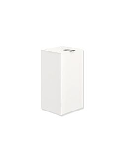 Hewi System 900 Hygieneabfallbehälter 900.05.00560DX Edelstahl pulverbeschichtet weiß tiefmatt