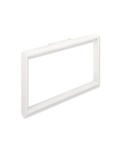 Hewi System 900 Handtuchring 900.09.00260 DX Edelstahl pulverbeschichtet weiß tiefmatt, geschlossen