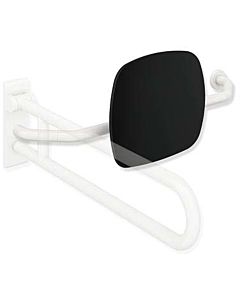 Hewi 801 dossier 801.51.9273R33 distance au mur 230mm, droite, dossier noir jais, rubinrot