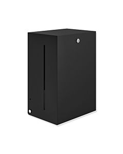 Hewi System 900 paper roll dispenser 900.06.01060DC stainless steel powder-coated black deep matt, electronic