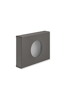 Hewi System 900 sanitary bag dispenser 900.06.01160SC made of stainless steel, powder-coated, dark grey, pearl mica deep matt, wall mounting