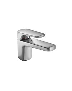 Hewi AQ basin mixer AQ1.12M109XA cubic, projection 187 mm, rigid, chrome-plated